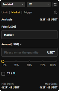 Crypto analytics chart illustration