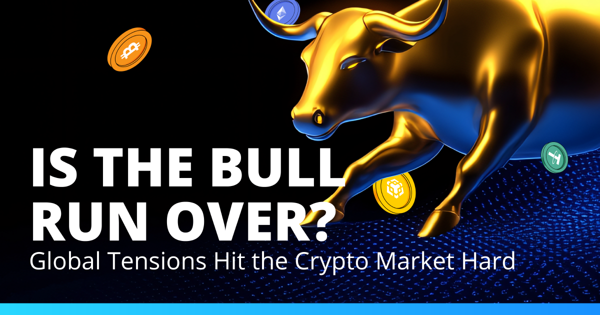 is the bull run over? global tensions hit the crypo market hard